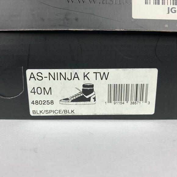 ASH Womens Ninja Sock Trainers Cashmere Tweed Knit Red Black Suede Trim Size 40 - Picture 10 of 11